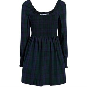 Hill House Norah Nap Dress in Blackwatch Tartan